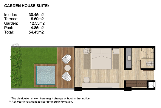 Garden house suite